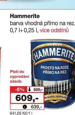 Barvy a laky drogerie Hammerite barva vhodná přímo na rez nabídka