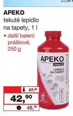 Barvy a laky drogerie APEKO tekuté lepidlo na tapety nabídka
