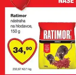 Barvy a laky drogerie NASE Ratimor nástraha na hlodavce nabídka