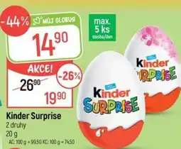 Globus Kinder Surprise nabídka