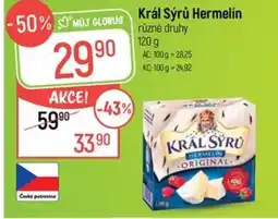 Globus Král Sýrů Hermelín nabídka