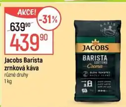 Globus Jacobs Barista zrnková káva nabídka