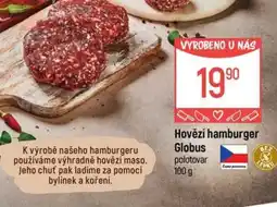 Globus Hovězí hamburger Globus nabídka