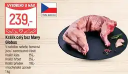 Globus Králík celý bez hlavy Globus nabídka