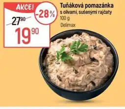 Globus Tuňáková pomazánka s olivami, sušenými rajčaty nabídka