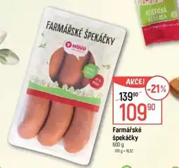 Globus Farmářské špekáčky nabídka
