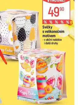Globus Svíčky s velikonočním motivem nabídka