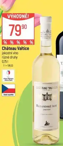 Globus Château Valtice jakostní víno nabídka