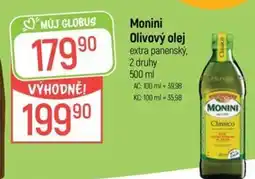 Globus Monini Olivový olej extra panenský nabídka
