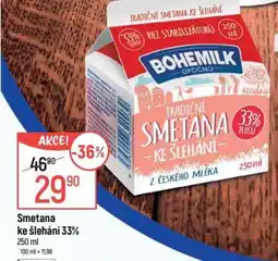Globus Smetana ke šlehání 33% nabídka