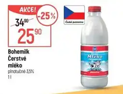 Globus Bohemilk Čerstvé mléko nabídka