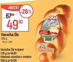 Globus Vánočka Ölz nabídka