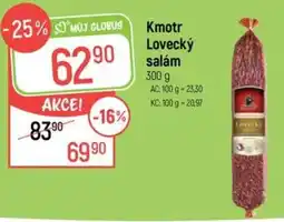 Globus Kmotr Lovecký salám nabídka