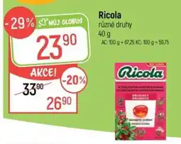 Globus Ricola nabídka