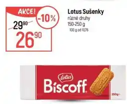 Globus Lotus Sušenky nabídka