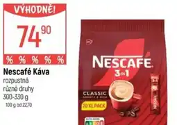 Globus Nescafé Káva nabídka