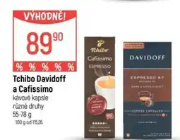 Globus Tchibo Davidoff a Cafissimo nabídka
