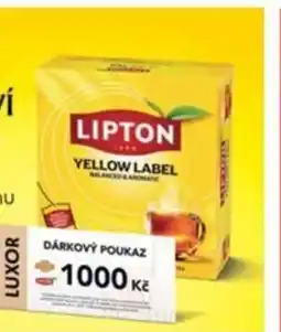 Globus Lipton Čaj Yellow Label, Earl Grey nabídka