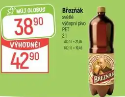 Globus Březňák světlé výčepní pivo nabídka