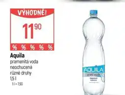 Globus Aquila pramenitá voda neochucená nabídka