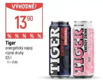 Globus Tiger energetický nápoj nabídka