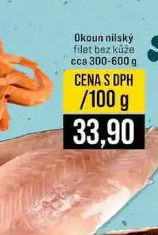 Jip Okoun nilský filet bez kůže cca 300-600 g 100g nabídka