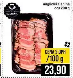 Jip Anglická slanina cca 200 g 100g nabídka