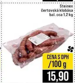 Jip Steinex čertovská klobása bal cca 1,2 kg 100g nabídka
