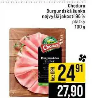Jip Chodura Burgundská šunka nejvyšší jakosti 96% plátky nabídka