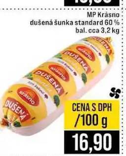 Jip MP Krásno dušená šunka standard 60% bal cca 3,2 kg 100g nabídka