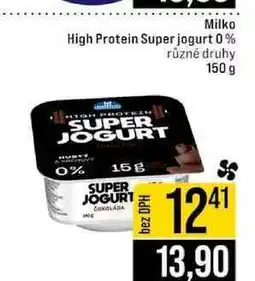 Jip Milko High Protein Super jogurt 0% různé druhy nabídka