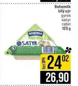 Jip Bohemilk bilý sýr gyros satyr rabín nabídka