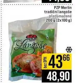 Jip PZP Merlin tradiční langoše předsmažené 200 g (2x100 g) nabídka