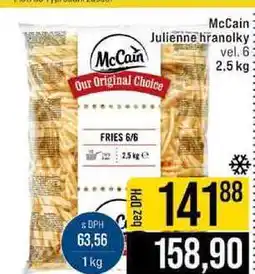 Jip McCain Julienne hranolky 6 nabídka