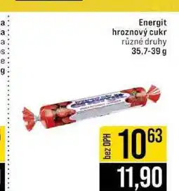 Jip Energit hroznový cukr různé druhy nabídka