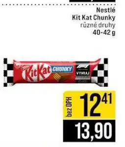 Jip Nestlé Kit Kat Chunky různé druhy nabídka