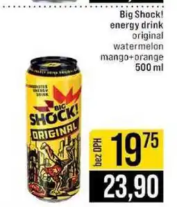 Jip Big Shock! energy drink original watermelon mango+orange 500 ml nabídka