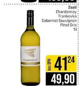 Jip 2sell Chardonnay Frankovka Cabernet Sauvignon Pinot Gris nabídka