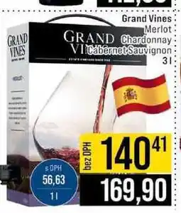 Jip Grand Vines Merlot Chardonnay Cabernet Sauvignon nabídka