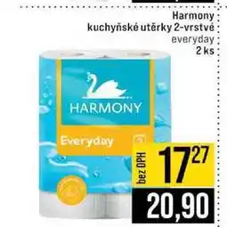 Jip Harmony kuchyňské utěrky 2-vrstvé everyday 2ks nabídka