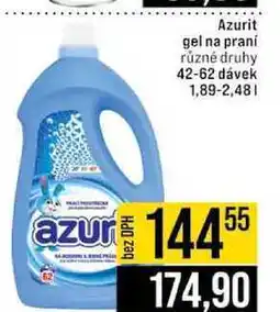 Jip Azurit gel na praní různé druhy 42-62 dávek nabídka