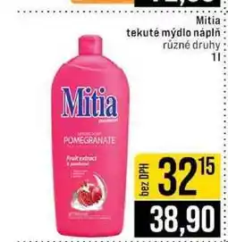 Jip Mitia tekuté mýdlo náplň různé druhy nabídka