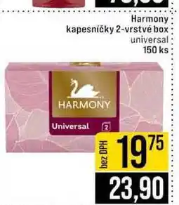 Jip Harmony kapesničky 2-vrstvé box universal 150 ks nabídka