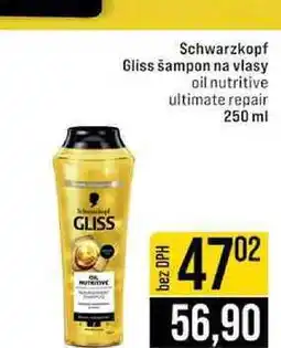 Jip Schwarzkopf Gliss šampon na vlasy oil nutritive ultimate repair nabídka