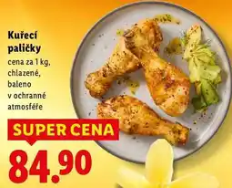Lidl Kuřecí paličky, cena za nabídka