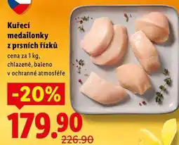 Lidl Kuřecí medailonky z prsních řízků, cena za nabídka