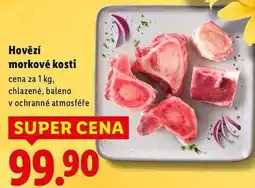 Lidl Hovězí morkové kosti, cena za nabídka