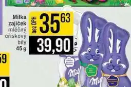 Jip Milka zajíček mléčný ařískový bilý nabídka