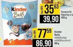 Jip Kinder Balls milk&crisp milkShazelnut nabídka