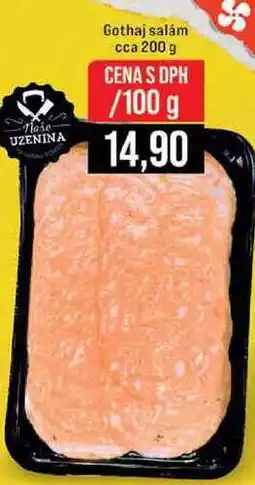 Jip Gothaj salám cca 200 g 100g nabídka